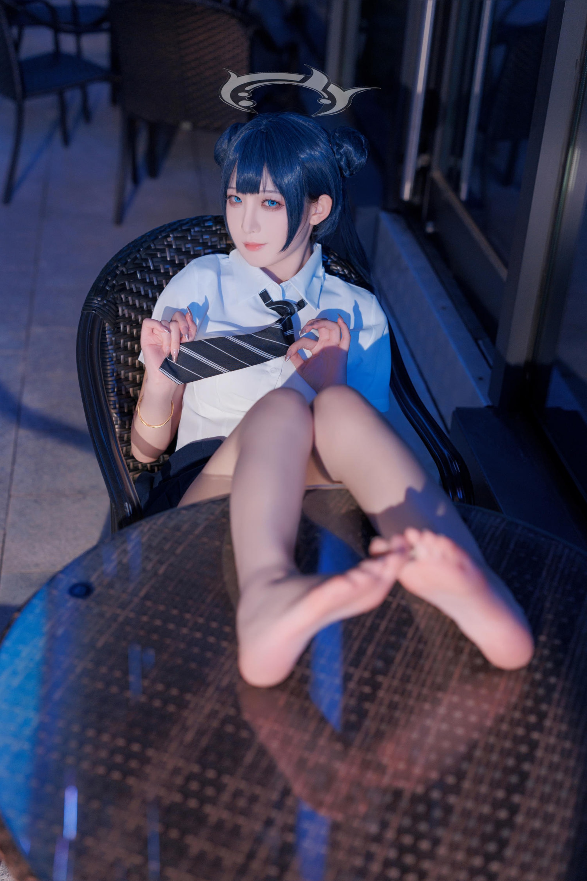 封疆疆v - NO.075 碧蓝档案 妃咲JK [33P]-XikXak